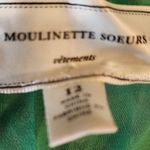 Moulinette Soeurs  Short Sleeve Silk Tulip Floral Print Faux Wrap Mini Dress 12 Photo 5