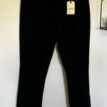 Lands' End NWT Black Mid Rise Straight Jean Size 16 Tall Photo 0