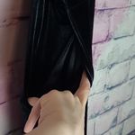 EXPRESS  BLACK VELVET CROSS STRAP BACK STRAIGHT LEG JUMPSUIT MEDIUM Photo 5