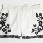 J.Crew Pull On Embroidered Cotton Shorts Photo 0