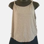 Melrose and Market Women's 1X Heather Gray Braided Strap Tank Top NWT Plus Size Photo 1
