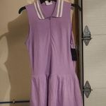 Sage Collective Pro Shop Tennis Dress With Built In Shorts Size L Purple Size L Photo 0