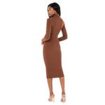 ASTR  the Label Abilene Sweater Dress in Nutmeg Small Womens Knit Bodycon Photo 10