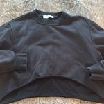 All Things Golden Cropped Black Crewneck Size XS Photo 0