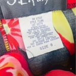 Vintage SL fashion two piece Hawaiian shirt and skirt Size 8 floral tropical Pink Photo 1