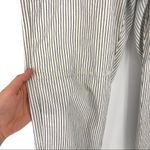 American Eagle  Pinstripe Straight Leg Pant Cream Blue 6R Photo 2