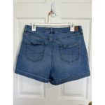 American Eagle  Mom Short High Rise Size 12 Stretch Jean Shorts Photo 1