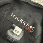 Mycra Pac Jacket Coat Womens 0 P 6/8 Black Velvet Vine Pockets Hooded Reversible Photo 2
