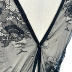 ZARA  Jumpsuit Lace Peplum Combined Sleeveless Black Size‎ Small Photo 11