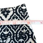 Worthington EUC Black White Print Wide Leg Cropped Pants Sz 8 Photo 3