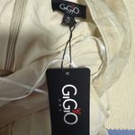 Cream Asymmetrical Ruffled Sundress for Weddings Size M Photo 7