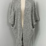 Babaton  Aritzia XXS/XS Gray, White Javier Italian Mohair Wool Open Cardigan Photo 0