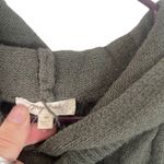 Mystree  Women's‎ Size Medium Grey Green Hooded Sweater Dress Photo 5