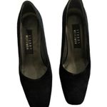 Stuart Weitzman BLACK LOW HEEL LEATHER SOLE SIZE 6M USED #3127 Photo 1