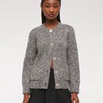 Abercrombie & Fitch - Casual crewneck cardigan with metallic details Photo 4