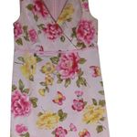 Real Clothes size 8 pink floral sleeveless dress Yellow Photo 3