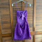 Lucy in the Sky Purple Floral Embroidered Dress  Photo 1