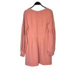 Alexis  Sz L Ellena Dress Long Billow Sleeves Light Pink Photo 3