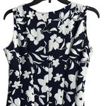 Jaclyn Smith Black and White Sleeveless Midi Sundress Photo 4