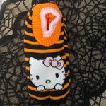 Hello Kitty  Halloween Fuzzy Slipper Sock Glow in the Dark NWT Photo 0
