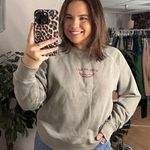 Zadig & Voltaire I Love You Graphic Sweatshirt Gray Size Small Photo 0