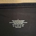 Square Neck with V Plunge Black Short Sleeve Bodysuit NWOT Size L Photo 2