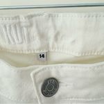 Kut From The Kloth  White Raw Hem Flared Jeans 14 NWT Photo 6