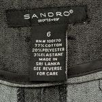 Sandro Gray Denim Trouser Size 6 Photo 13