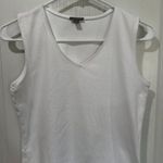 Ann Taylor White Tank Top Sleeveless Blouse Size S | Clean, Chic & Timeless Photo 0