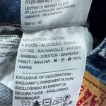 Levi's Levi’s 501 Blue Pinstripe Cutoff Denim Short Shorts High Rise Button Fly Photo 10