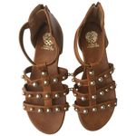 Vince Camuto  Girls Abree Cognac Cage Beaded Strappy Sandals Shoes 5M Photo 1