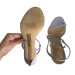 Sam Edelman Doran Misty Lilac Crocodile Strappy Heel Stiletto Sandal Size 9 Photo 4