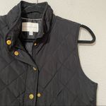 Adrienne Vittadini  Black Quilted Puffer Vest Button Down Jacket Womens S Fall Photo 11