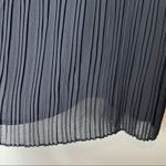 Lovestitch  cami M black eyelash lace trim spaghetti strap pleated Y2K whimsygoth Photo 5