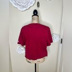 PINK - Victoria's Secret  by 5th & Ocean Texas A&M Maroon Cropped TShirt Sz M Photo 8