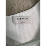 Aritzia Babaton Women's Beige One-Shoulder Cropped Tank Top Size L Photo 3