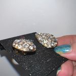 Glitz  Pave‎ CZ teardrop Clip Earrings Photo 3