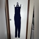 Lulus Deep Blue Halter Jumpsuit Size Small Photo 3