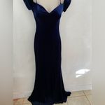 Dancing Queen   velvet Midnight Blue Gown Photo 4