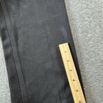 Vintage 90s Cache Womens 4 Black Denim Leather High Rise Straight Mom Jeans USA Photo 10