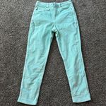 American Eagle American-eagle Women's Green and Blue Trousers Photo 0