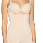 SPANXsculpt OnCore Open-Bust Mid-Thigh Bodysuit in Soft Beige Size Large Photo 0