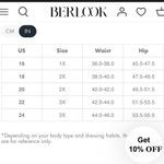 Berlook Red Lurex Kont Plus Size Bikini Set Photo 7