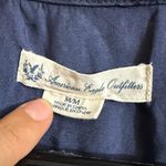 American Eagle silk mini ruffled cap sleeves sun dress Size Medium Photo 3