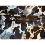 ZARA  Leopard Black and Greg Maxi Tank Dress Size Small Photo 9