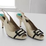 Bandolino DBPeaceTJ Buckle Peep Toe Slingback Heels Photo 2