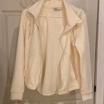 DICK'S Sporting Goods DSG off white jacquard ribbed layering full zip active hoodie jacket size small Photo 1