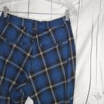 Hot Topic  Navy Plaid Y2K Ankle Skinny Pants Photo 5