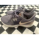 Nike Women's Training Shoes Gray Pink Accent "JUST DO IT" Lace Sneakers Size 8 Photo 3