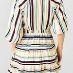 Lost + Wander REVOLVE NWT CORY Cream Blue STRIPED Boho MINI DRESS MEDIUM Photo 1